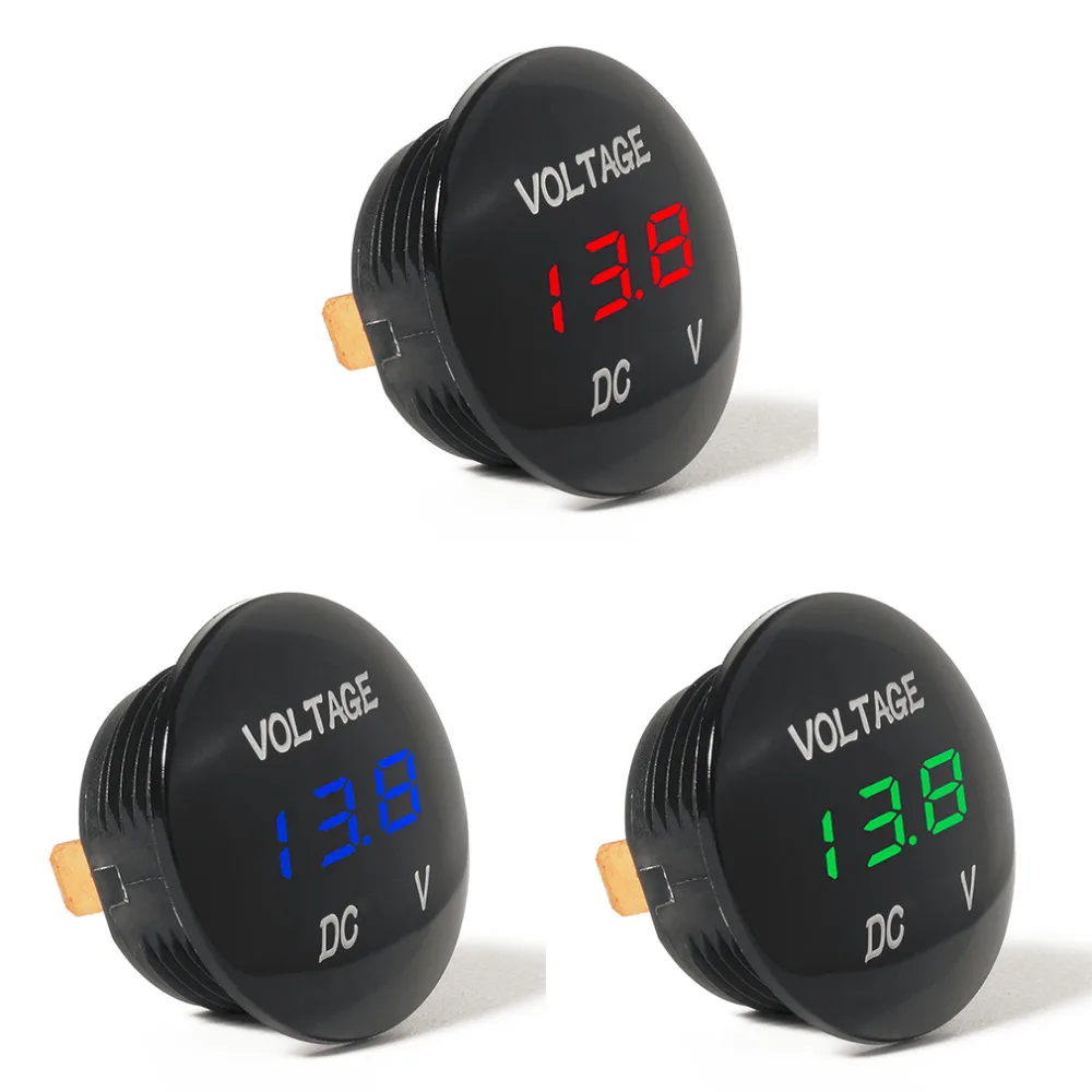 Car Battery Monitor With 3 Led