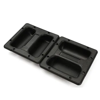 

2pcs PP Plastic Replacement Recessed Handle For Guitar Cabinet Speaker Black