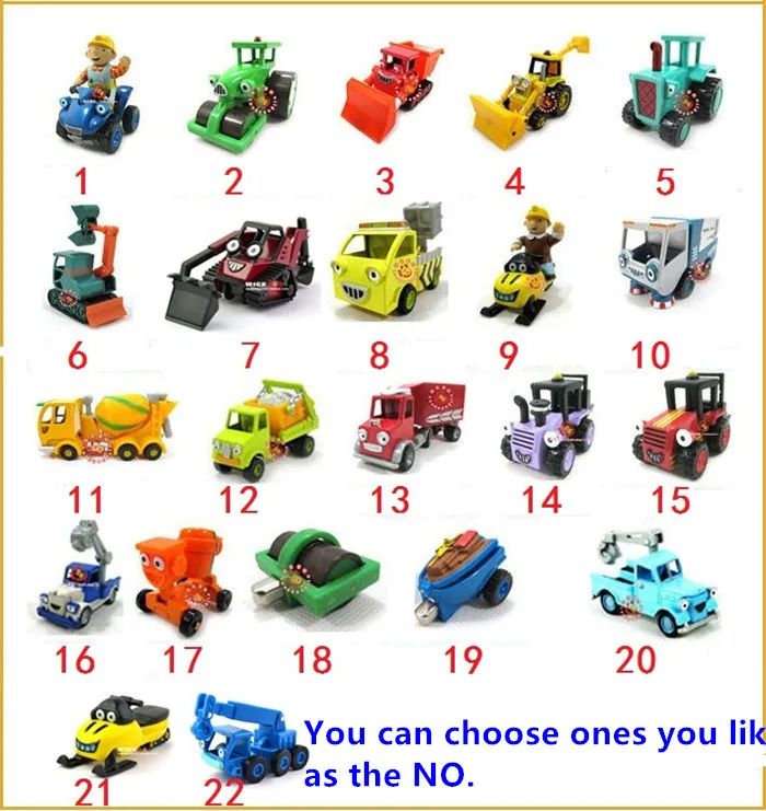 100 Bob the builder alloy trucks toy construction vehicle model