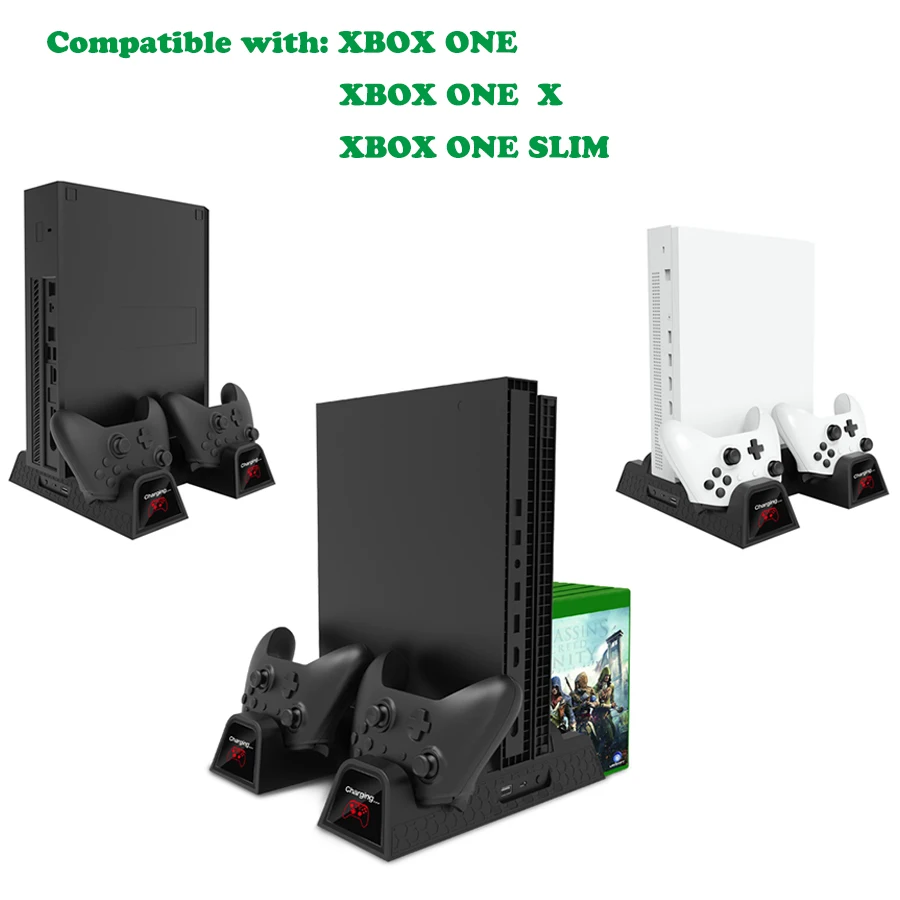 Охлаждающая подставка для зарядного устройства контроллера XBOX ONE X Slim док станция