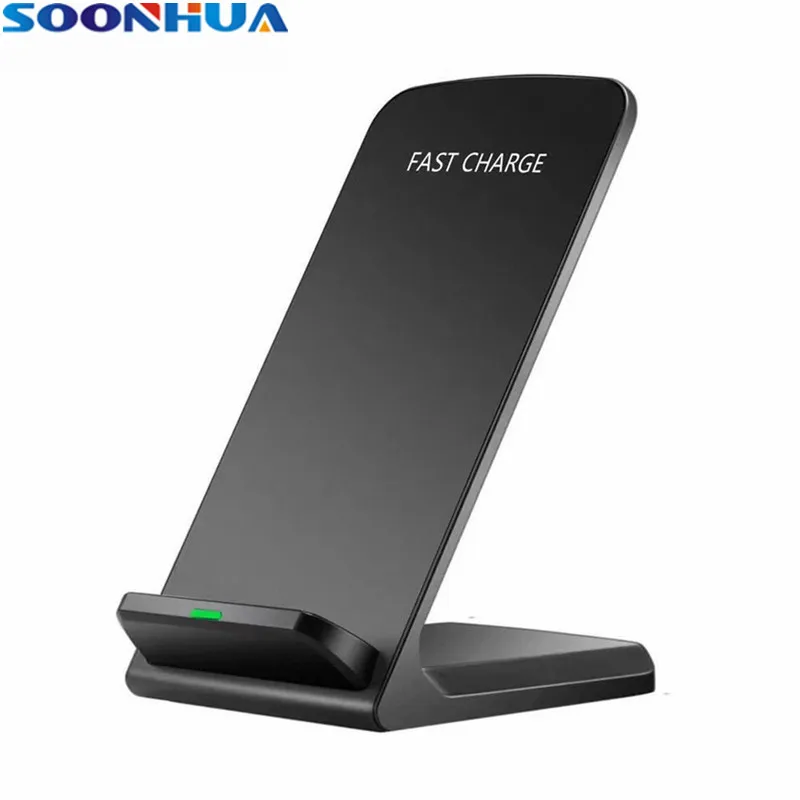 

SOONHUA High Quality Silicone Pad Wireless Charger Micro USB QC Fast Charging Adapter With Multi Protection For iPhone Samsung