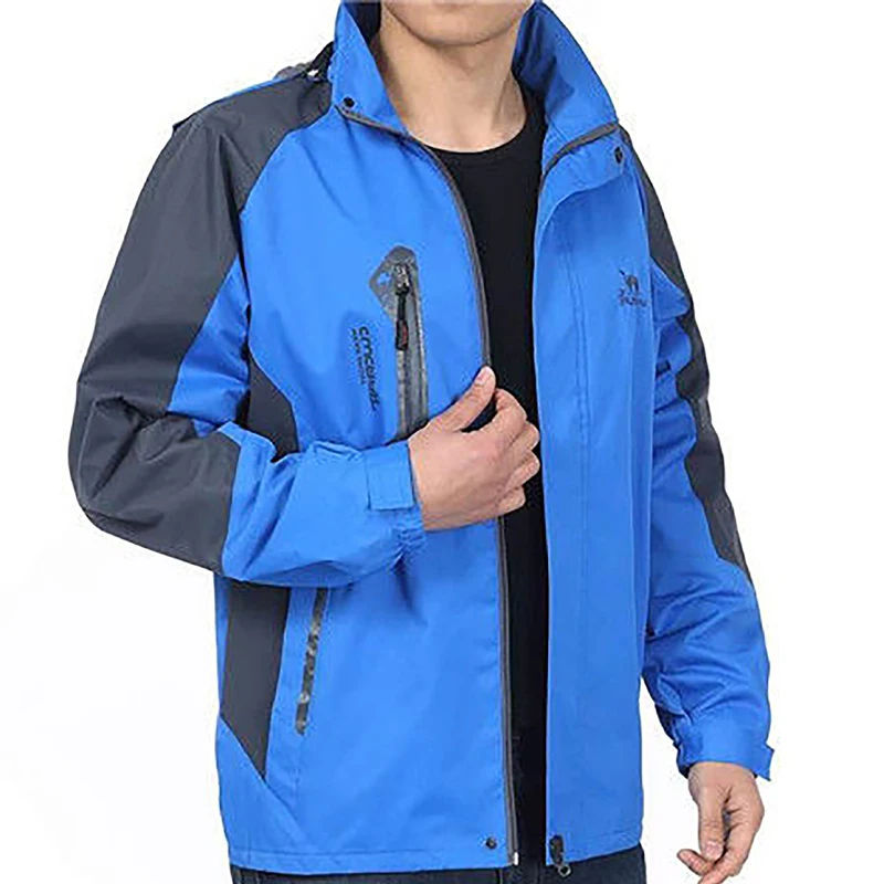 

2019 Men Outdoor Jackets Windbreaker Waterproof Windproof Camping Hiking Jacket Coat for Men Fishing Sports Jackets Dropship