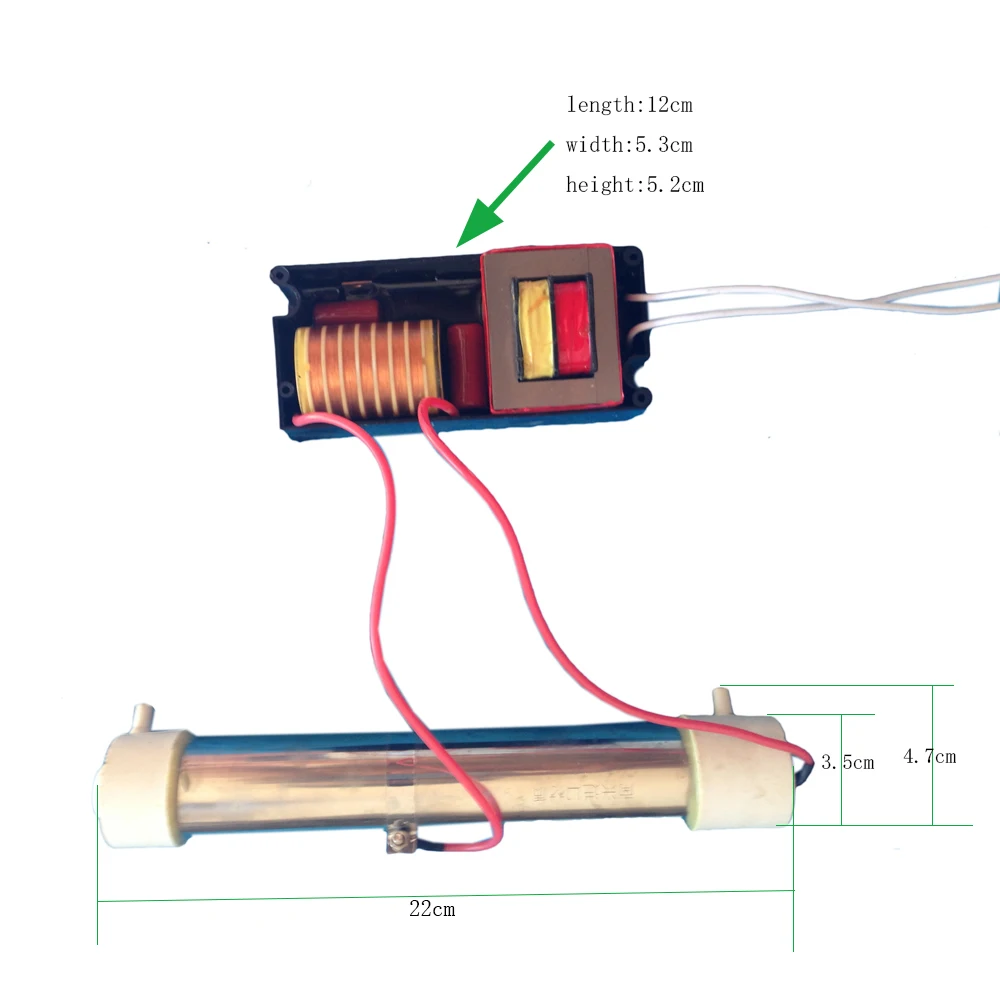 110 В/220 В генератор озона с силиконовой трубкой 3,5 Гц/ч с аксессуаром дополнительно для DIY дезинфектор воздуха и воды