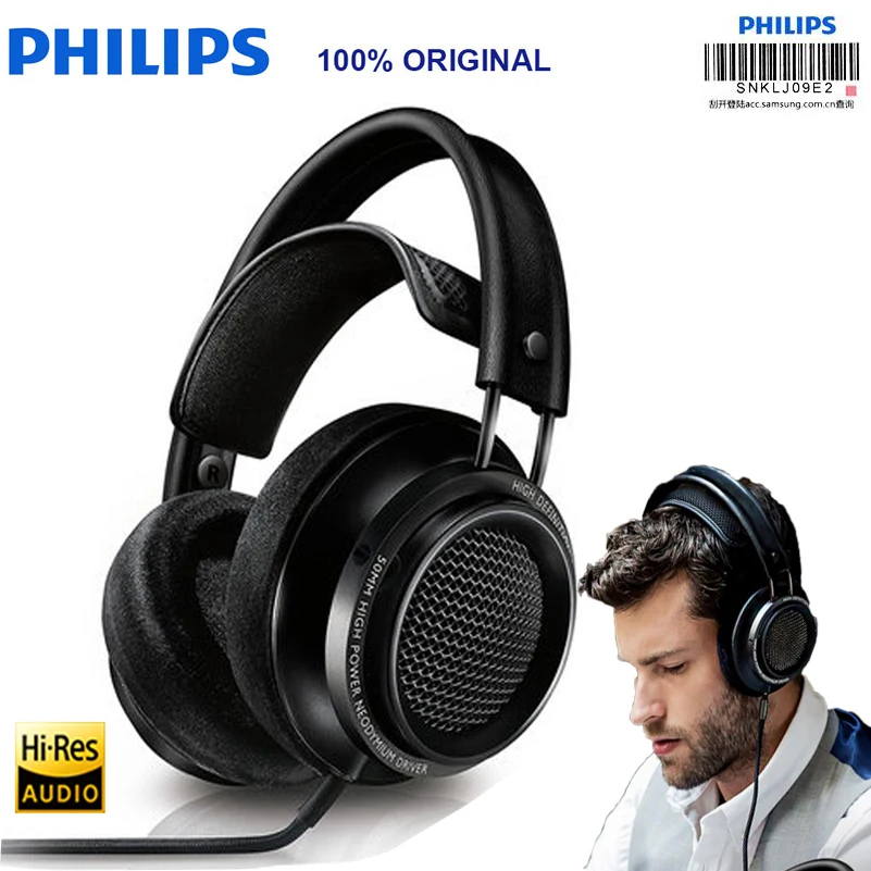Оригинальный Philips гарнитура Fidelio X2HR наушники признаны лучшими продукта в 2015 для