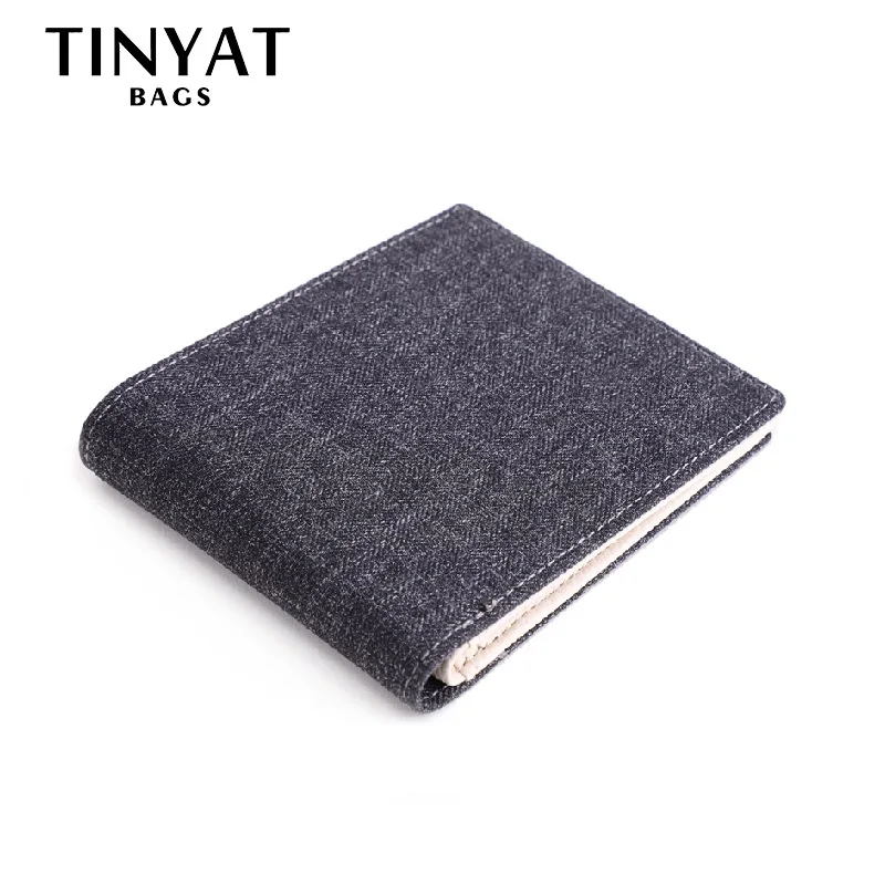 TINYAT модный мужской короткий кошелек бесплатная доставка повседневный для денег