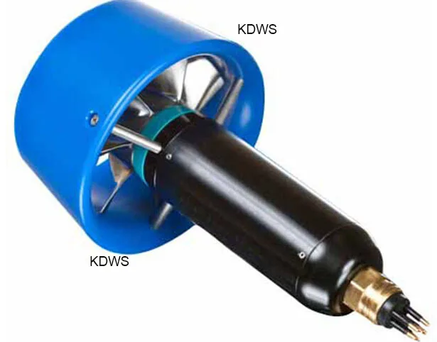 marine propeller Propulsor Brush DC Motor ducted propeller ...
