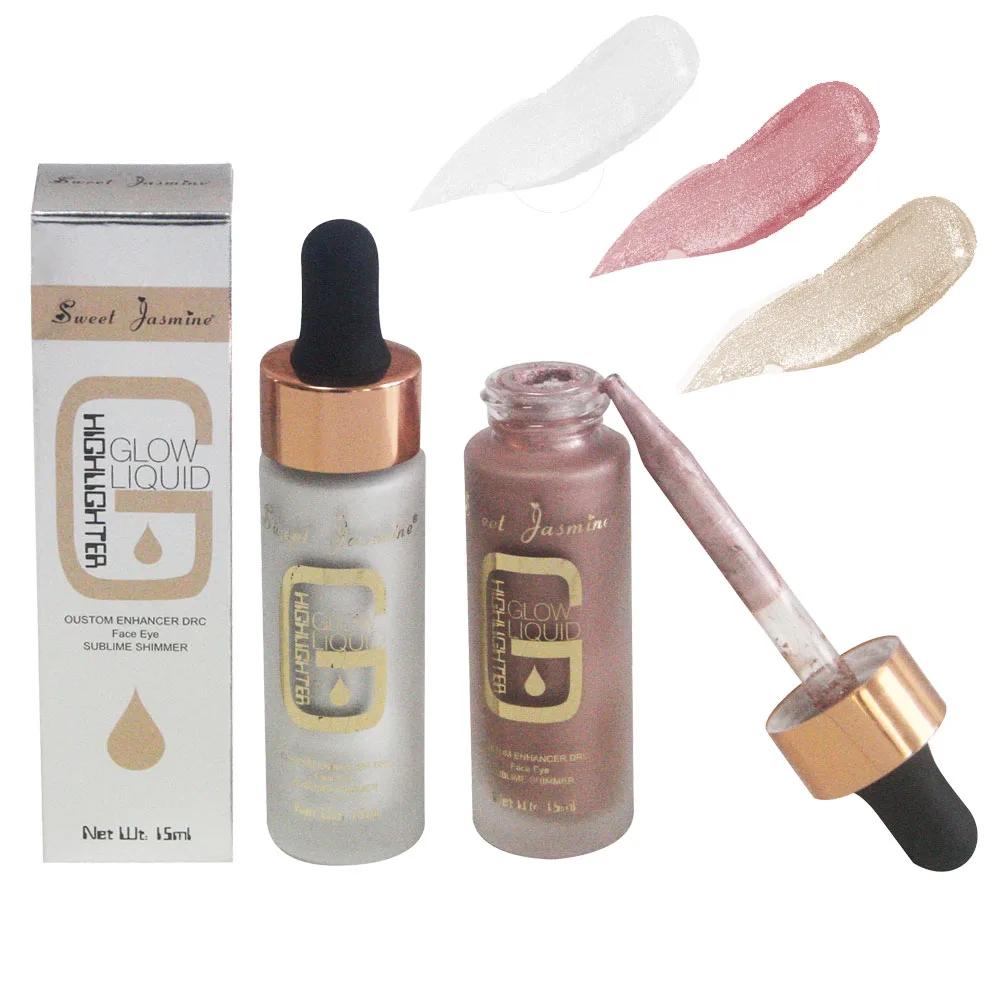 

ZD 6 colours face skin lightening liquid Makeup Professional facial lighter Gross Liquid easy carry 15ml small size New H007