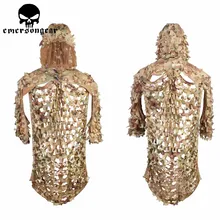 EMERSONGEAR легкий штурмовой Ghillie Камуфляж Ghillie костюм скрытная охотничья одежда снайперский костюм камуфляжная одежда EM6975