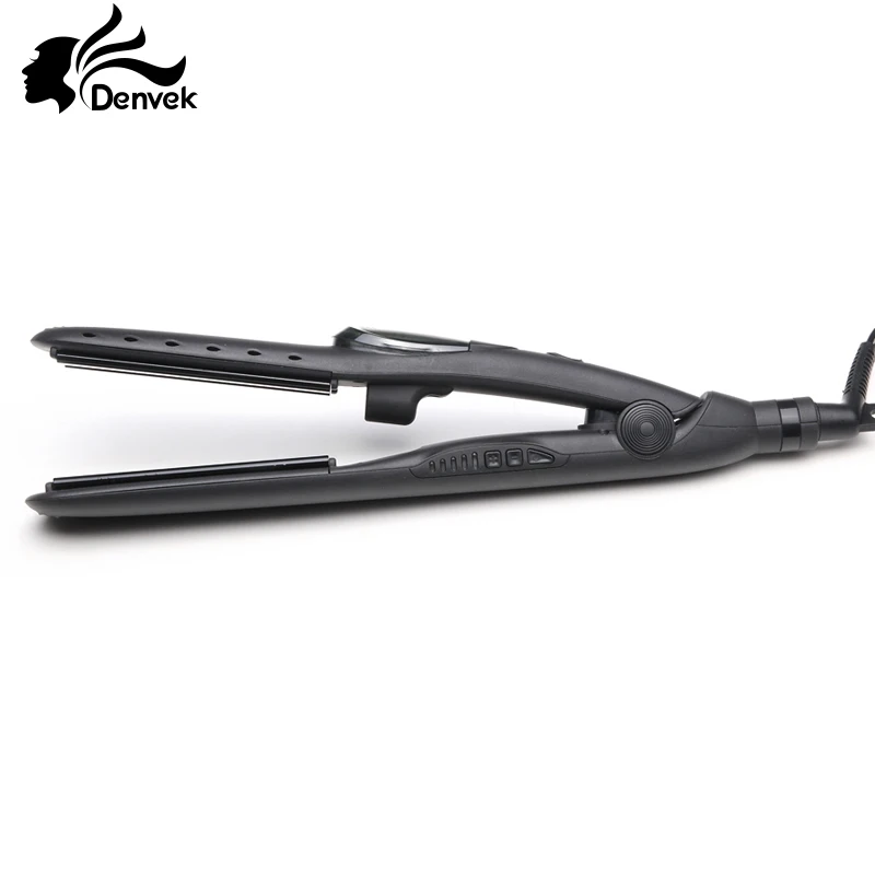 

Professional Ceramic Vapor Steam Hair Straighteners iron with Argan Oil Infusion Flat Iron Straightening Irons Tool For babyliss