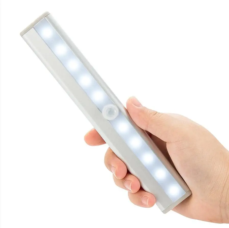 

Upgraded version Motion Sensor Night Light Wireless PIR Lights Bar for Closet Hallway Wardrobe Cabinet Bulb Emergency Lamp