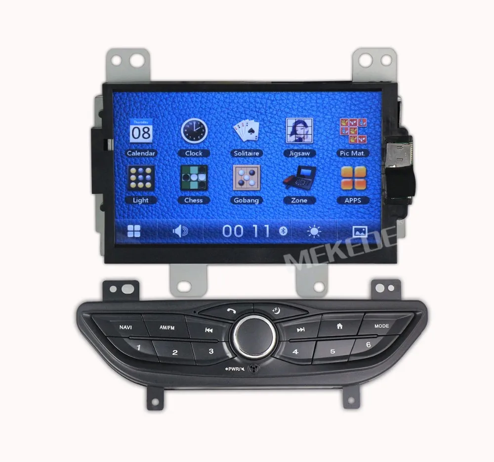 Excellent MEKEDE with Russian menu Car radio player for Geely GC5 with  Multi-Media bluetooth 10EQ band GPS navi free 16GB map 11