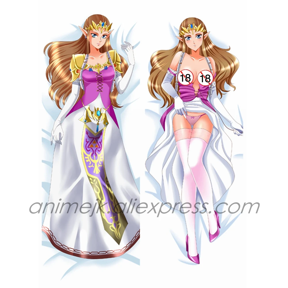 

Anime JK Game The Legend of Zelda Princess Zelda Dakimakura Body Pillowcase Tetra Sheik Sage of Time Hug Pillow Case