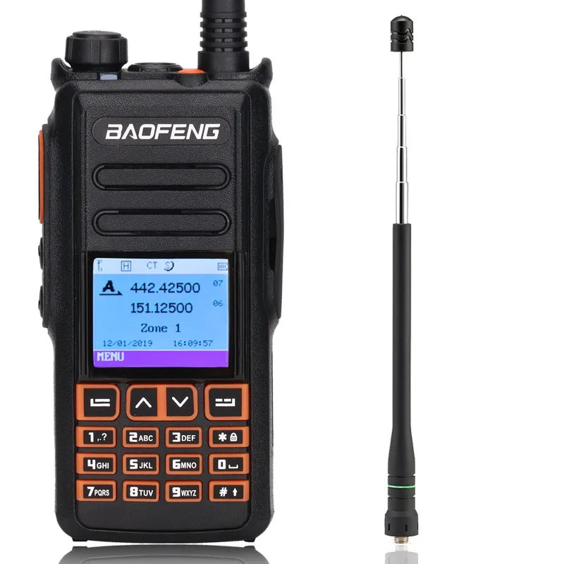 Baofeng DM-X цифровая рация с GPS Запись уровня 1 и 2 уровня ii Dual Time slot DMR цифровой/аналоговый Ham Радио обновление DM-1702 - Цвет: add na-771R