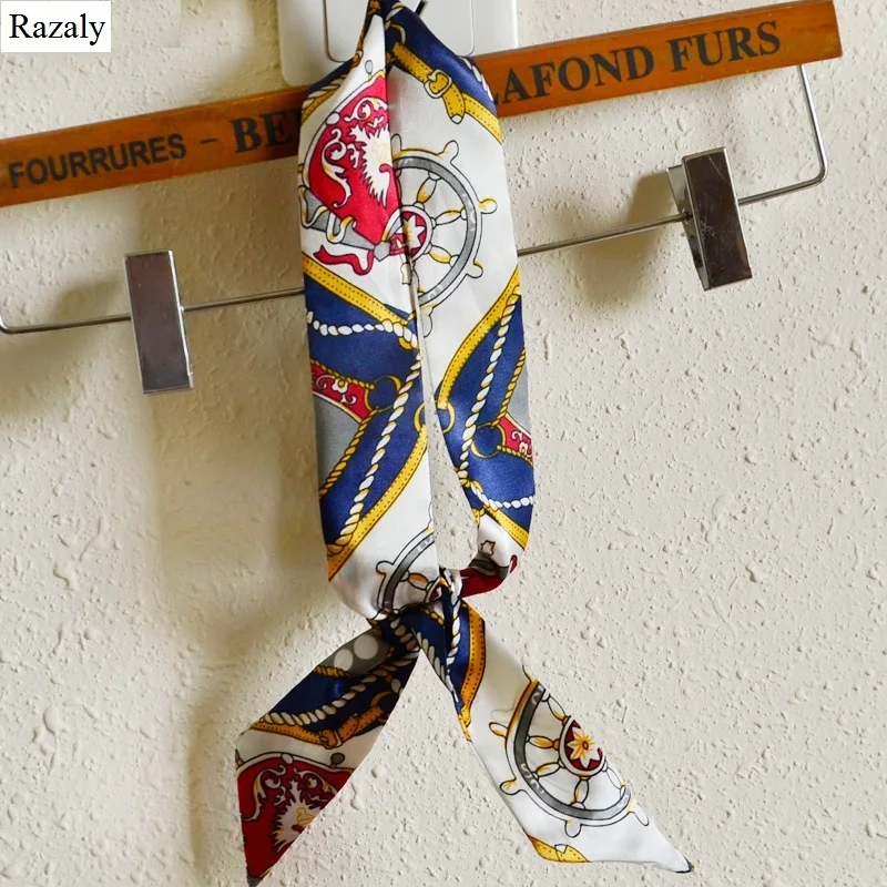 Razaly Strap flower shoulder straps ladies purse handles silk scarf