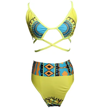 

Sexy Bikinis Women Swimsuit Summer Cut Out Bathing Suits Push Up Bikini Sets Colorful Print Swimwear Beach Wear Plus Size XXL