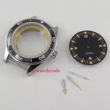 41mm black ceramic bezel Watch Case blue dial + hand fit ETA 2824 2836 MOVEMENT 41mm black ceramic bezel Watch Case blue dial + hand fit ETA 2824 2836 MOVEMENT