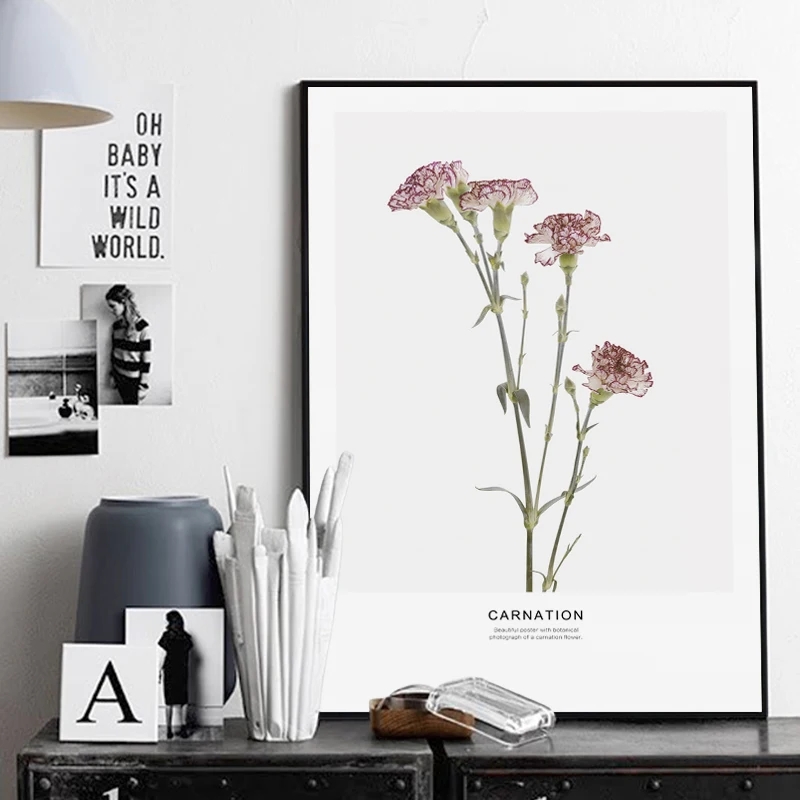 Simple-Nordic-Flower-Lotus-Brassica-Magnolia-Canvas-Art-Prints-posters-Living-Room-Wall-Pictures-Home-Decor (3)