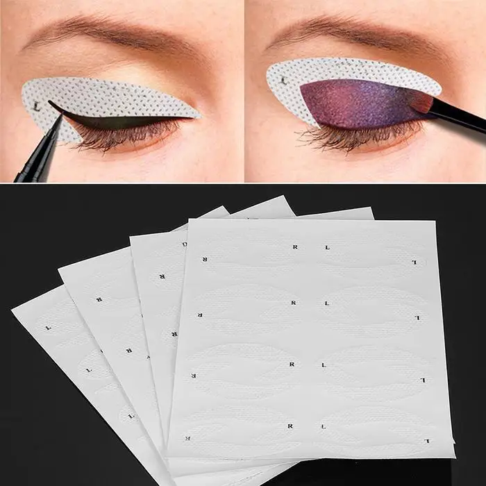 

New Useful Women Eye Shadow Moulds Card Lazy Makeup Moulds Draw Eyes Eyeshadow Eyeshadow Tools Set Fashion