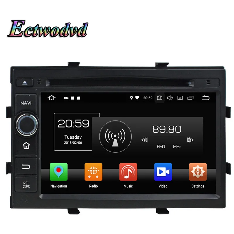 

Ectwodvd Octa Core 4G Android 8.0/Quad Core Android 8.1 Car Multimedia DVD Player For Chevrolet Cobalt /Spin/Onix 2012- GPS