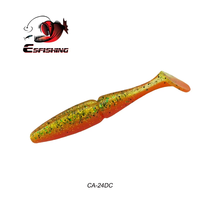 Esfishing سهلة شاينر 100 مللي متر 125 مللي متر 155 مللي متر الصيد السحر لينة القفز إغراء طعوم طرية المتذبذب PVA إيسكا الاصطناعي المرقط بايك باس