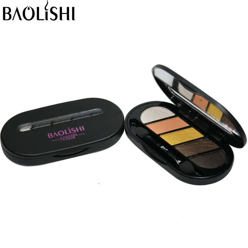 baolishi 5 colors best eyeshadow for brown font b eyes b font professional urban naked glitter