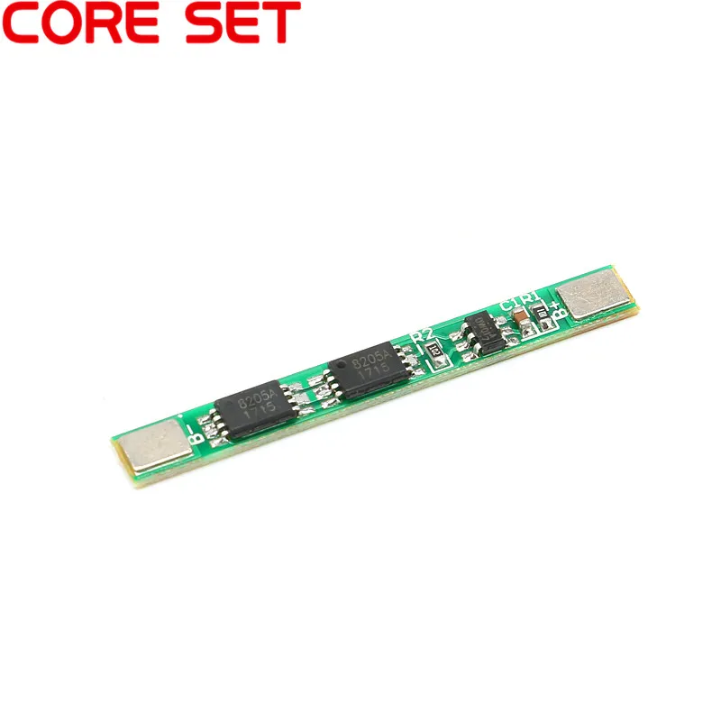 

2PCS 1S 3.7V 4A li-ion BMS PCM 18650 Battery Charger Protection Board PCB for 18650 lithium ion li Battery Double MOS