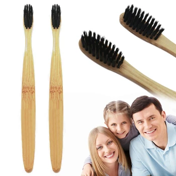 

1PC Natural Bamboo Handle Toothbrush Whitening Soft Bristles Bamboo Toothbrush Eco-friendly Oral Care Portable Teeth Clean Brush