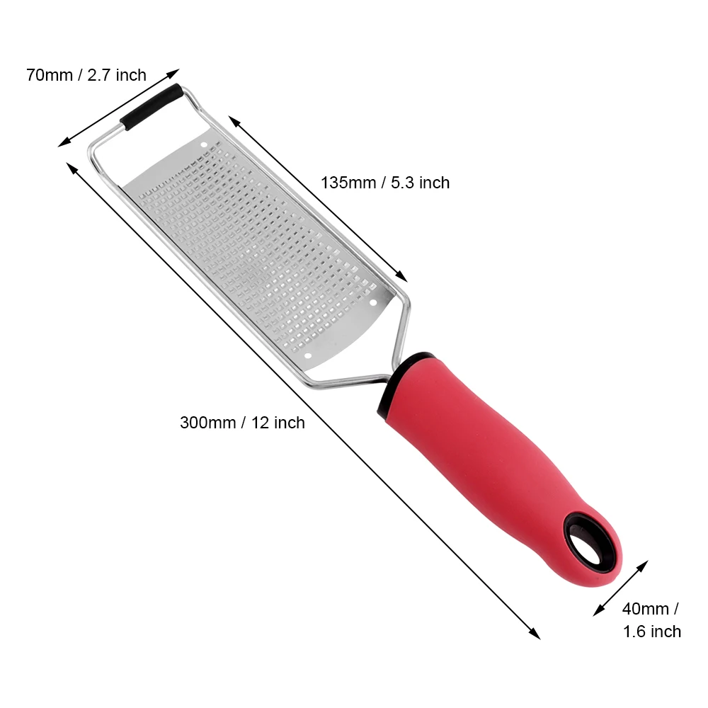 Из нержавеющей стали сырный Терка слайсер для масла Терка лимонные овощи, морковь резак терка для кухни инструменты пластик Нескользящая ручка