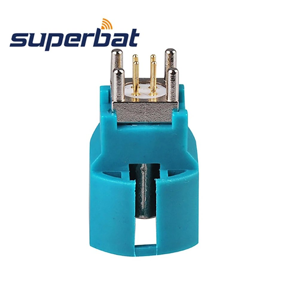 Female Straight Vertical PCB Mount RF Coaxial Connector