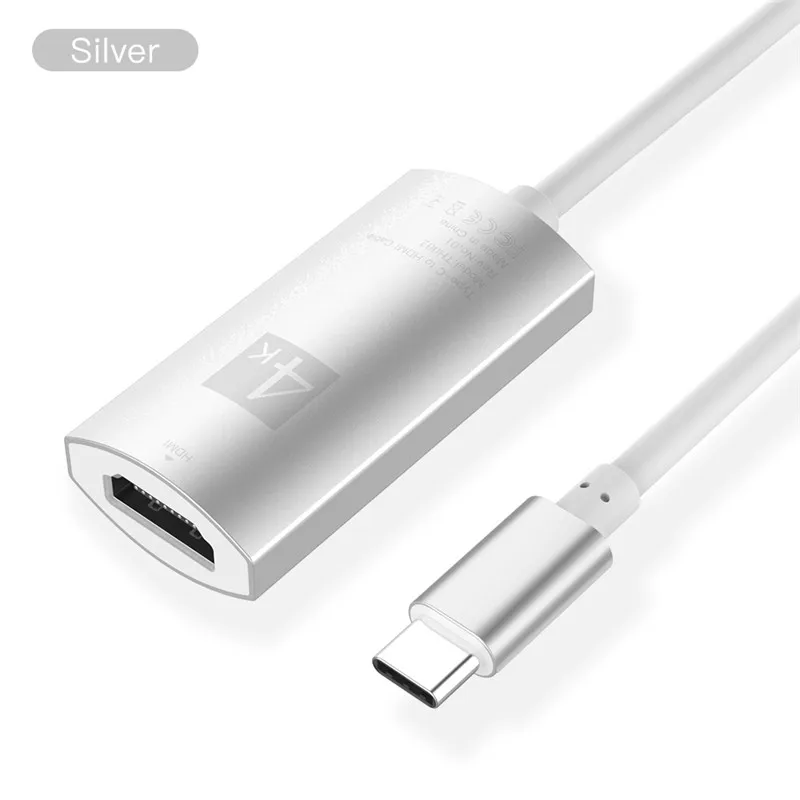 USB C HDMI адаптер 4K USB3.1 тип-c мужчин и женщин HDMI конвертер кабель для samsung Galaxy S8 huawei Mate10 Matebook Macbook