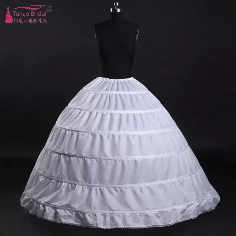 Six layer steel ring Petticoat Ball Gown Colors Costumes Skirts 6 rings