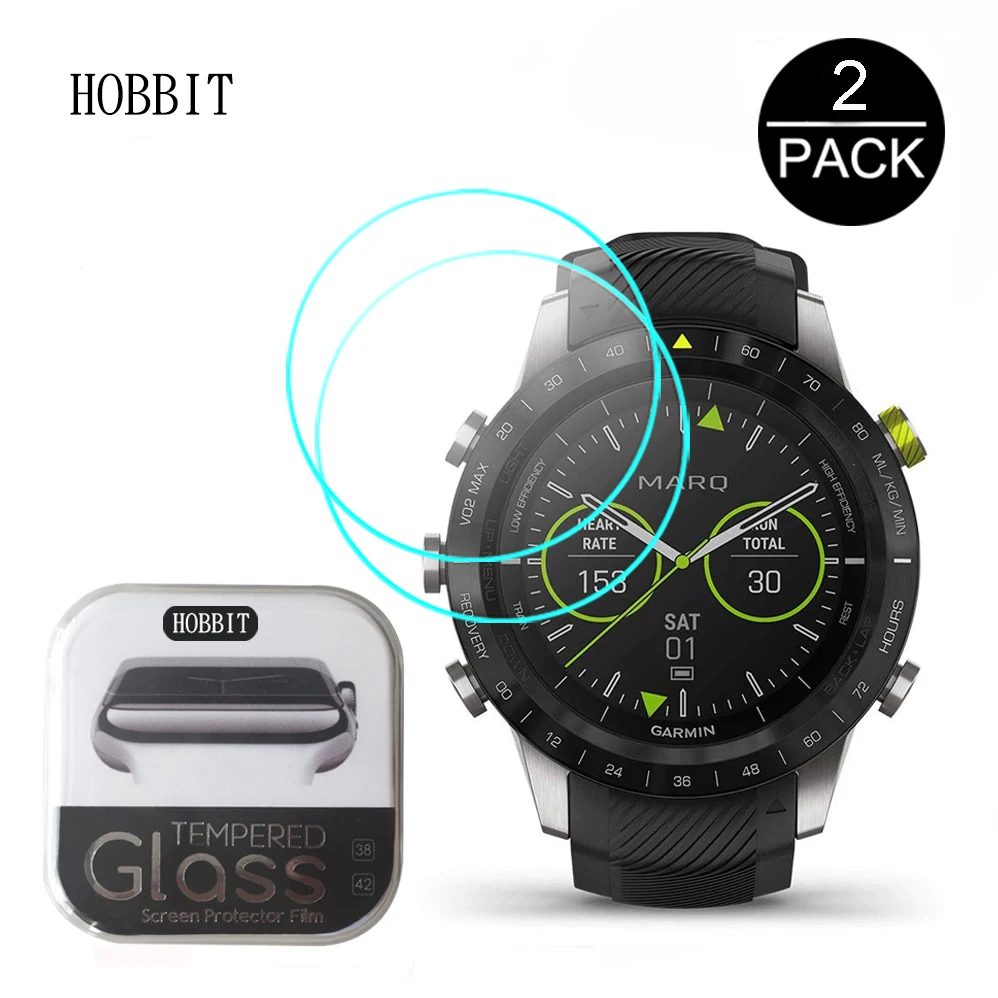 2 упаковки для смарт часов Garmin MARQ Athlete защита экрана из закаленного стекла 9H 2.5D