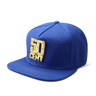 NYUK Snapback шапки оптом Bling Iced Out Gold 50 CENT бейсболка шляпа хип-хоп для мужчин и женщин Повседневная прямая Лоскутная Кепка s - Цвет: Blue