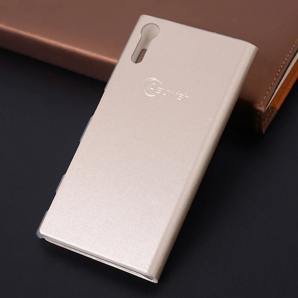 Новое поступление флип чехол для sony XZ XZS Матовый кожаный XZ2 компактный Ультра