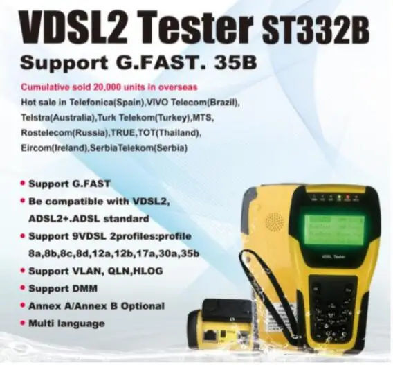 New G Fast Tester Instrument Test Objects Adsl Adsl2 Adsl2