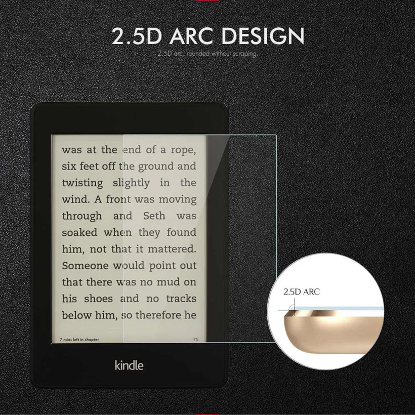 Полное покрытие 9H закаленное стекло для Amazon Kindle Paperwhite 1 2 3 2012 2013 6,0 дюймов протектор экрана планшета защитная пленка