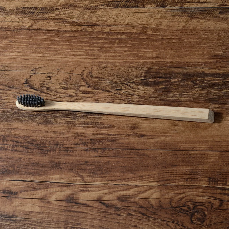 Экологичная зубная щетка для взрослых es 10 шт., зубная щетка из бамбукового волокна с мягкой щетиной и бамбуковой ручкой, биоразлагаемая зубная щетка