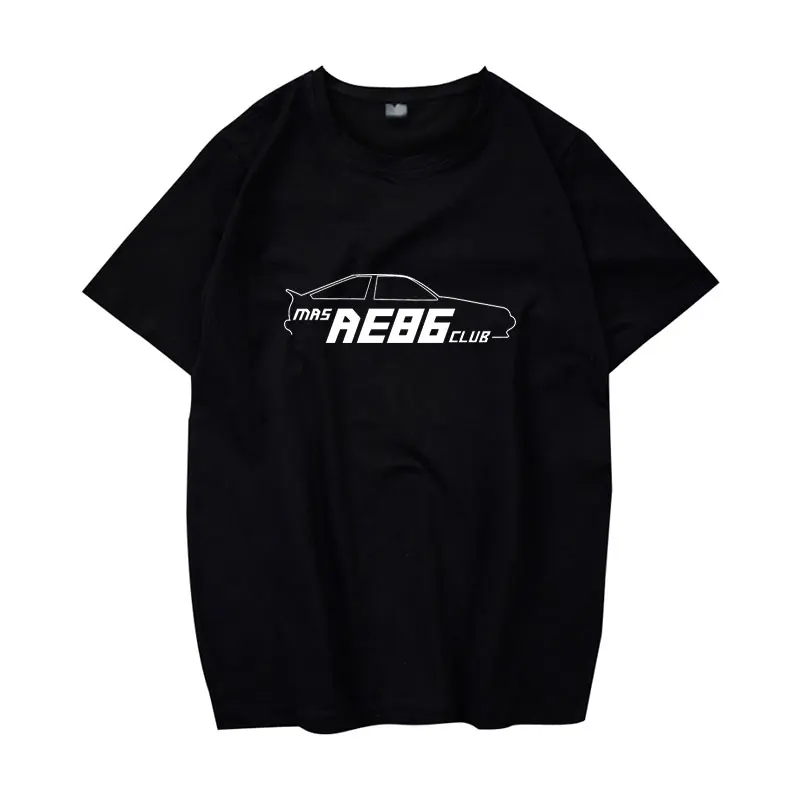 LUCKYFRIDAYF INITIAL D Мужская брендовая одежда Забавные футболки Хлопковая мужская и