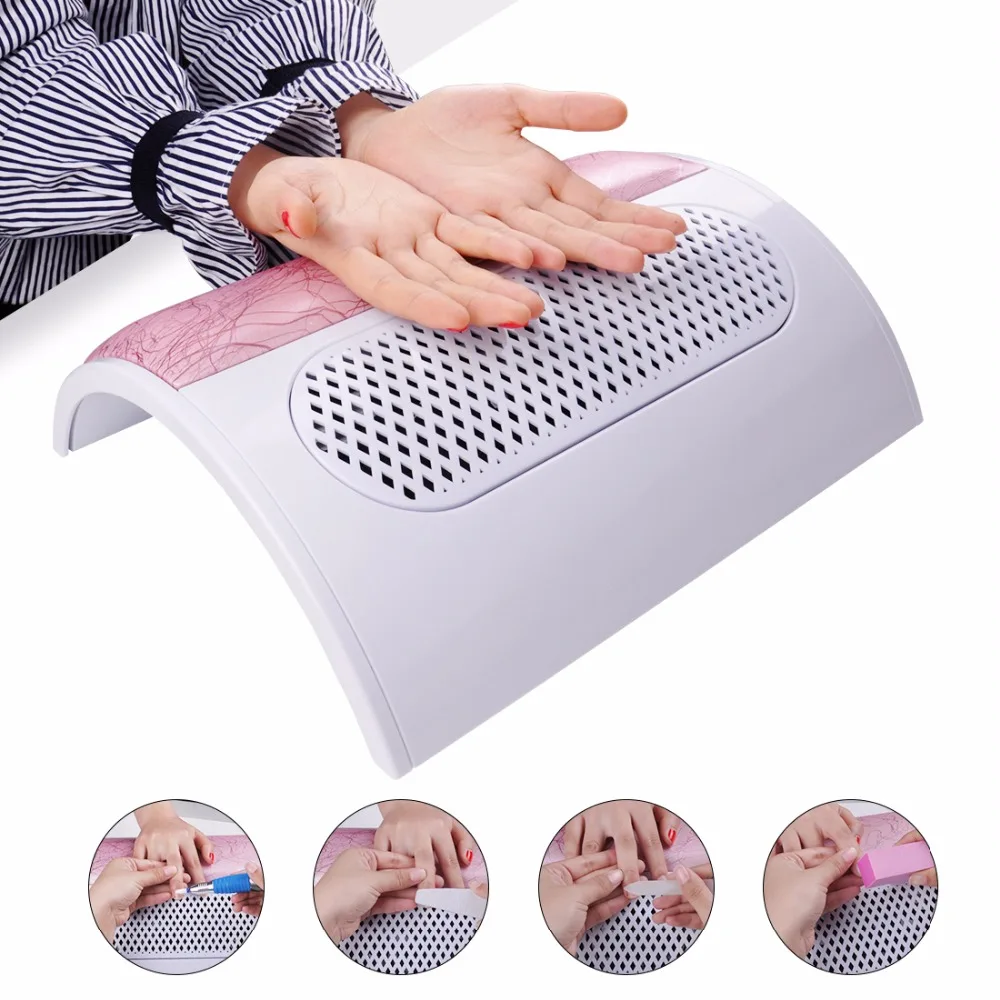 

Biutee Powerful Nail Dust Suction Collector with 3 Fan Vacuum Cleaner Manicure Tools with 3 Dust Collecting Bags