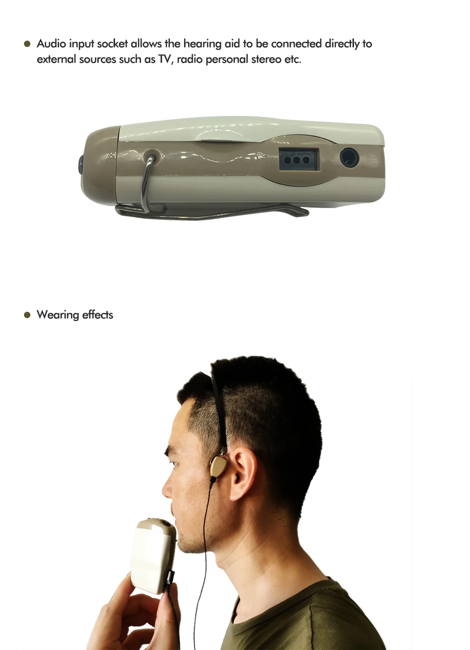 3Pin костный проводник слуховой аппарат хороший как BAHA Siemens Карманный слуховой аппарат корпус изношенный слуховой аппарат BW