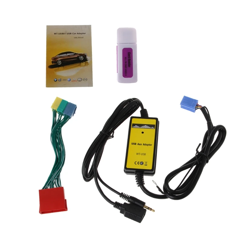 Автомобильный MP3 плеер Радио Интерфейс CD Changer USB SD AUX IN для Audi A2 A4 A6 S6 A8 S8|Кабели