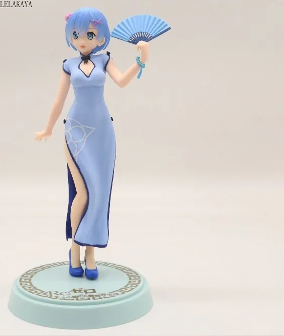 19 см Новинка Аниме Re: жизнь в другом мире от Zero Rem Ram Cheongsam стоящая осанка