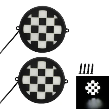 

1 Pair Car Daytime Running Lights Flexible Round Driving lamp Car-Styling Car Lamp LED Lights