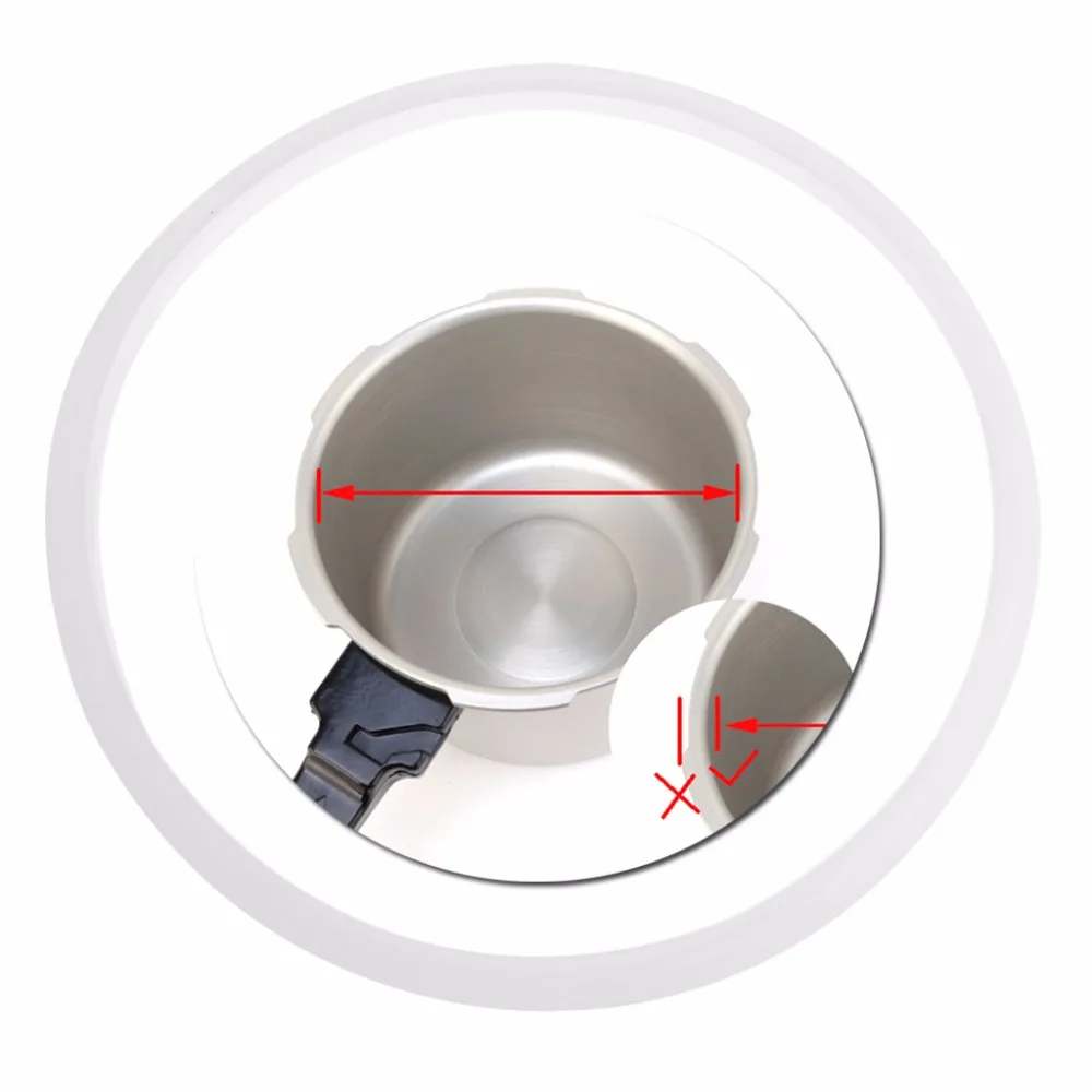 Pressure Cookers Silicone Rubber Gasket Sealing Seal Ring Kitchen Cooking Tool Pressure Cookers