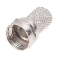 20 шт. CCTV RG6 f-тип Twist-On коаксиальный кабель RF разъем мужской