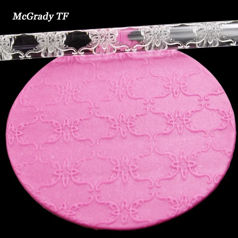 Cake Roller Embossing Rolling Pins Sugar Craft Tools Fondant Cake