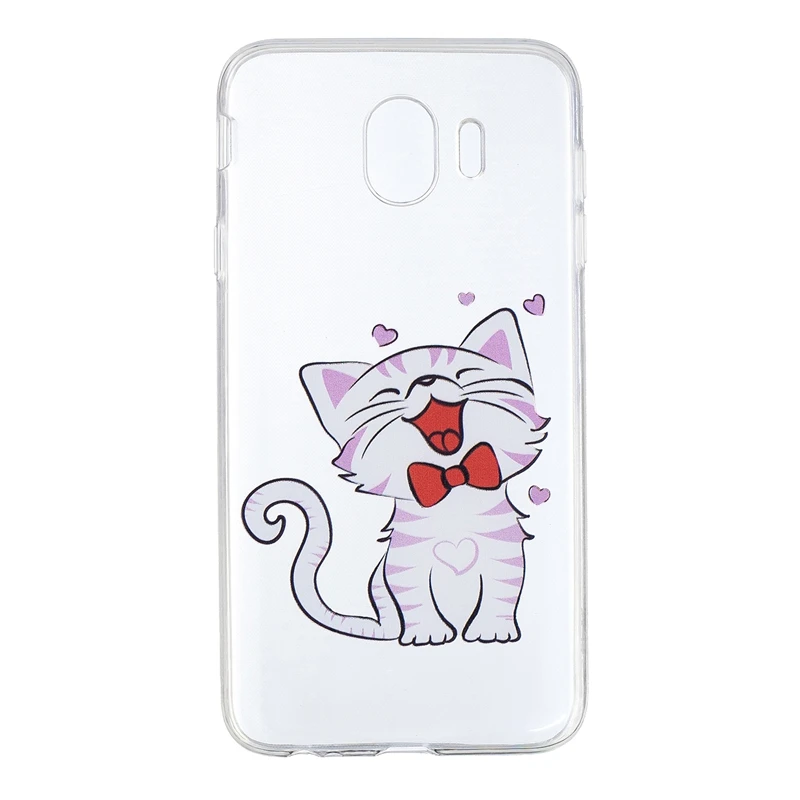 

Soft TPU Case For Samsung J4 2018 CaseClear Silicone Back Phone Cover Case For Coque Samsung Galaxy J4 2018 Capinha