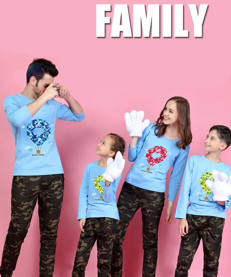 2019 Рождественская одежда для всей семьи, одежда для мамы и дочки, одежда для папы и сына, футболка с длинными рукавами для маленьких