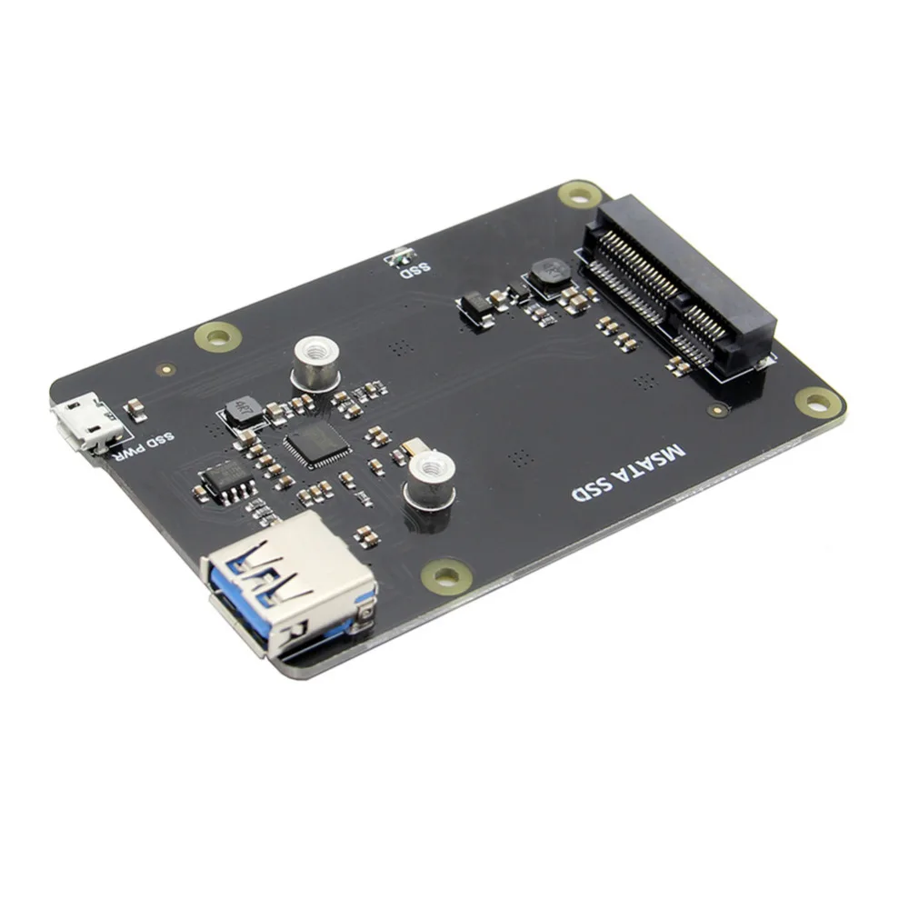 

X850 mSATA SSD Hard Disk Storage Expansion Board for Raspberry Pi Support USB 3.0 Expansion Board For Raspberry Pi 3 Model B/ 2B
