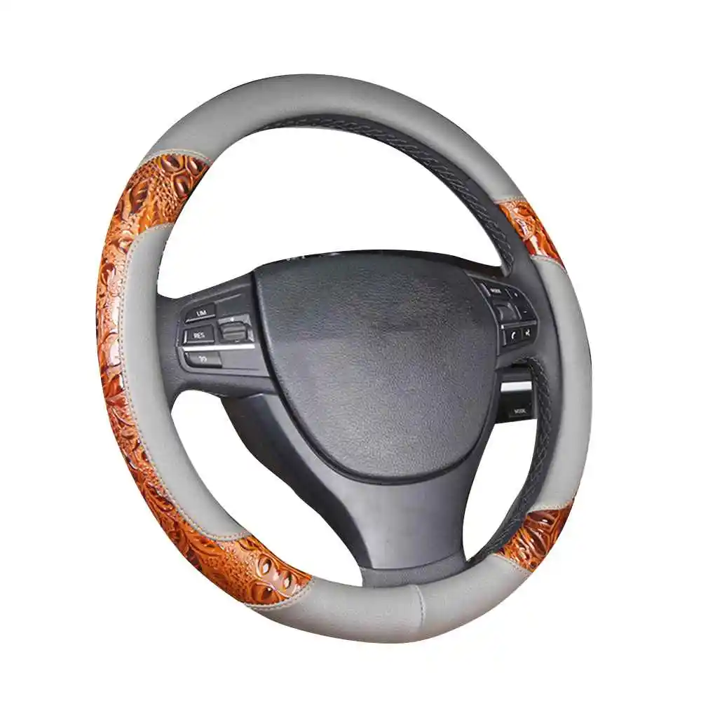 

GLCC Car Steering Wheel Cover All Year Can Use Sport Car Auto Steering Wheel Diameter Universal Car Braid Handlebar